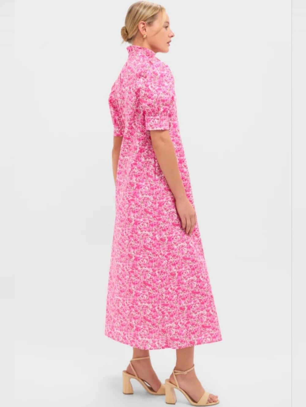 TUCKERNUCK Hyacinth HousePink Poppies Floral Louisa Maxi Dress XL NWT - Picture 4 of 14